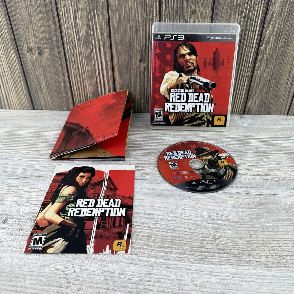 Red Dead Redemption PS3 Sony PlayStation 3 2010 CIB Complete w Map
